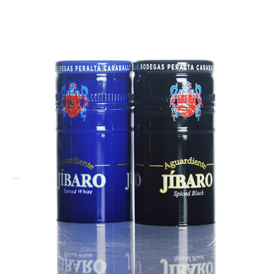 Blaue Torsion weg von Schrauben-Metallwhisky-Flaschenkapseln Durchmesser 20mm für leere Glasflasche