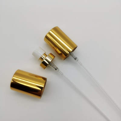 18mm Falz-Spray-Pumpen-goldene Metallparfümflasche-Spray-Pumpe mit Überabdeckung