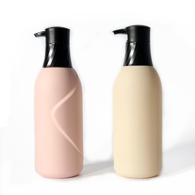 Recyclebare Körper-Lotions-Pumpflasche HDPE 500ml Seifenspender-Flasche mit kundenspezifischem Logo