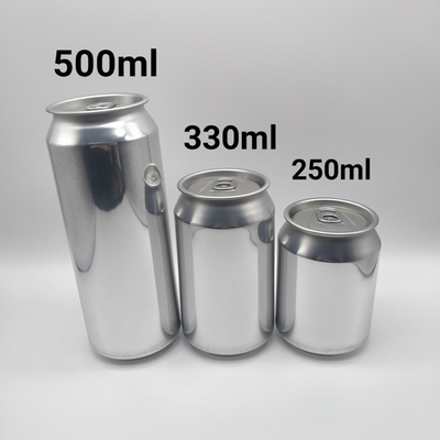 Aluminiumgetränkedosen 330 ml-alkoholfreie Getränke nehmen Dosen mit einfachem offenem Spannring ab