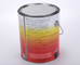 1 Liter Farbdose mit Hebeldeckel Metall runde Blechdose Verpackung für Kleber und Beschichtung
