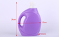 Leichtgewichtler kundengebundenes Plastikleere Waschmittel-Flaschen des weichmachungsmittel-3L recyclebares ODM