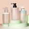 Kosmetische bereifte Runden-leere Lotions-Pumpflaschen 500 ml-Shampoo-Flasche Soem
