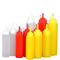 Nahrungsmittelgrad LDPE-Ketschup-Senf-Zufuhr 16 Unze-Quetschflasche mit Kappe
