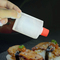 Kleine Quetschflasche-Sushi-Soßen-Zufuhr des Quadrat-6ml 30ml Plastikshatterproof